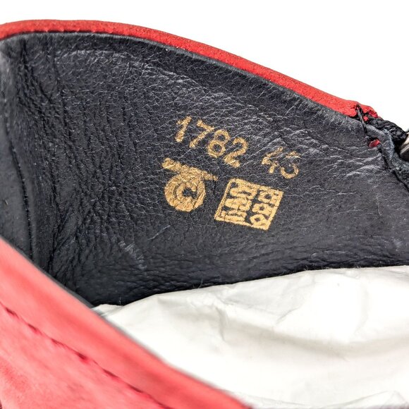 Wolky Women Phoenix Dark Red Zip Wedge Ankle Boots size 13US EUR 43 - Picture 7 of 8